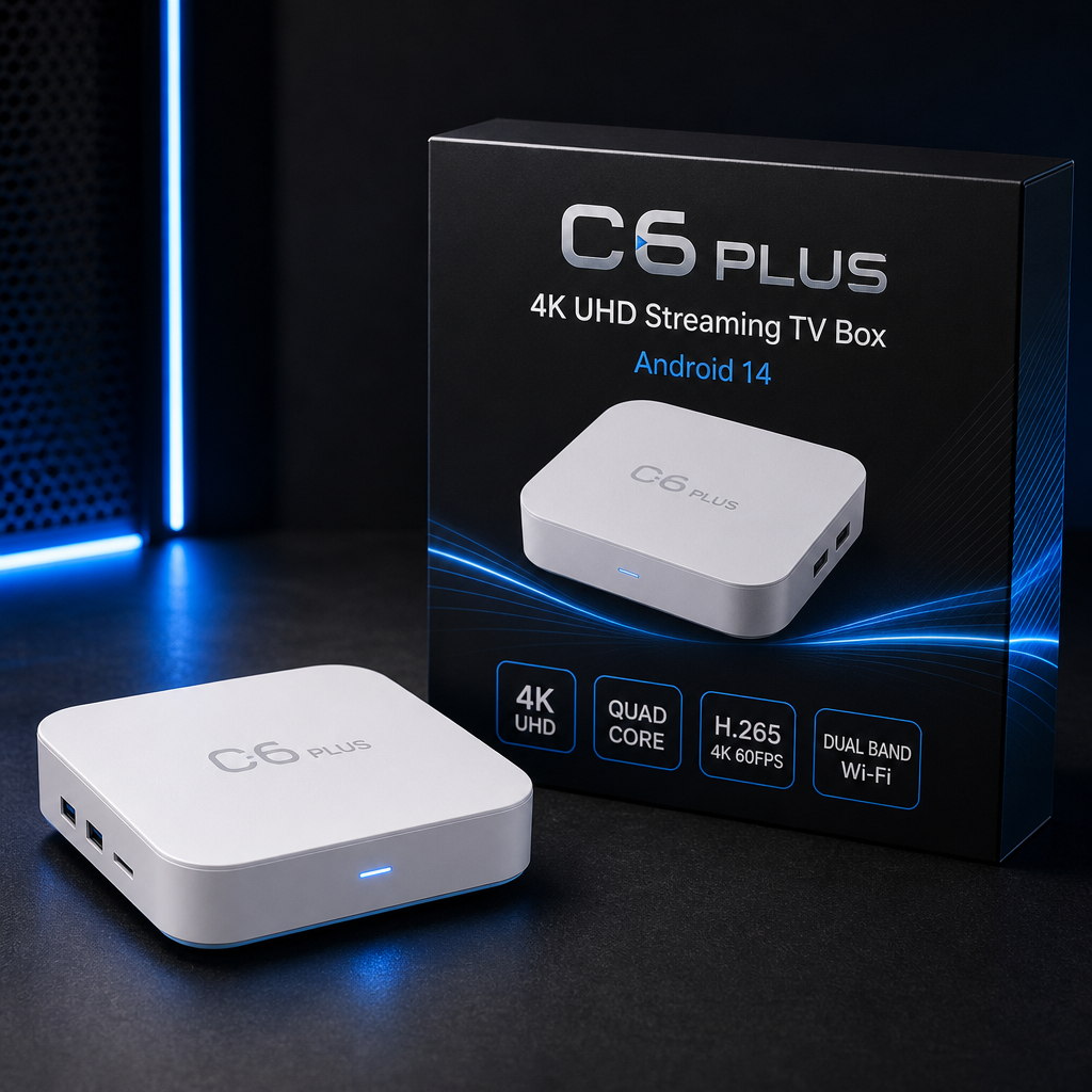 C6 PLUS Android streaming TV box